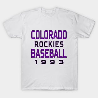 Colorado Rockies Baseball Classic T-Shirt